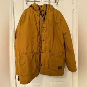 Winter Coat Jacket H&M DB Supply No.1 Mustard Yellow